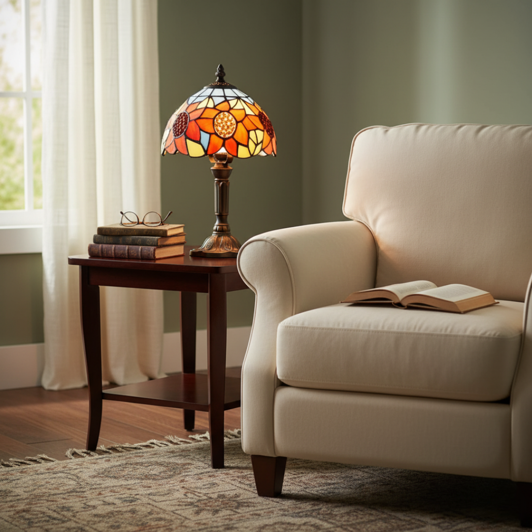 Table Lamp - Sunflowers