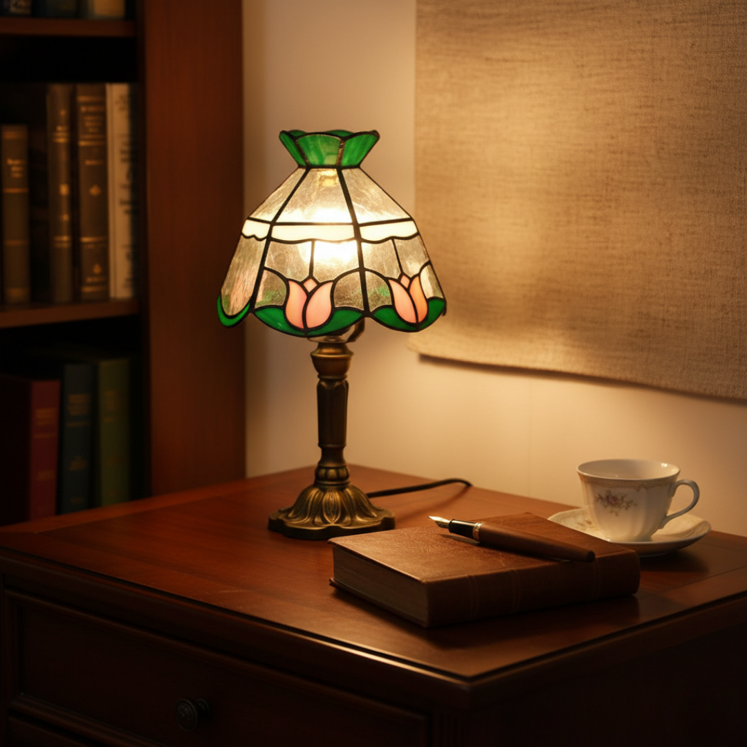 Table Lamp - Mysterious Rose