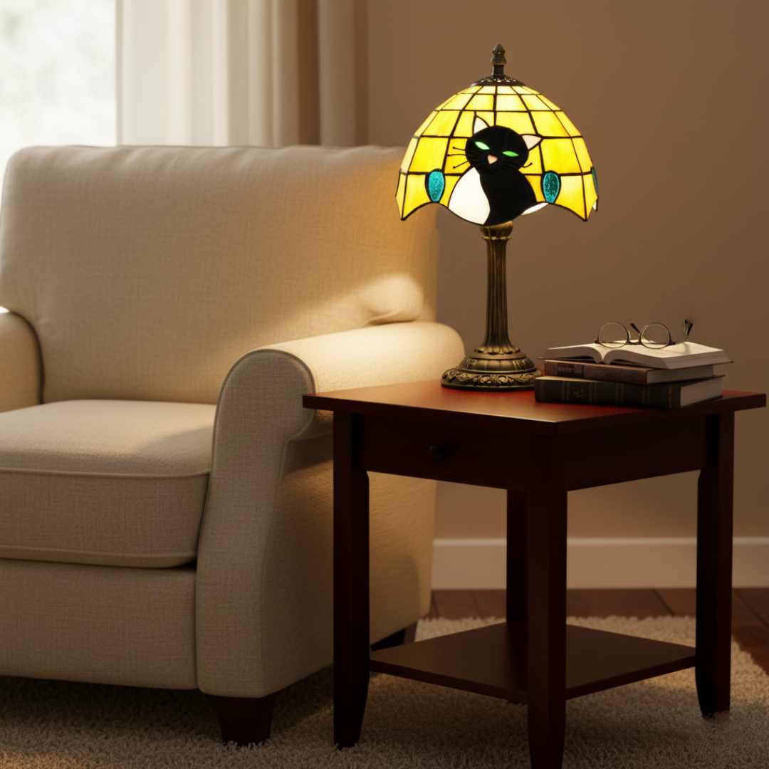 Table Lamp - Green Eyes