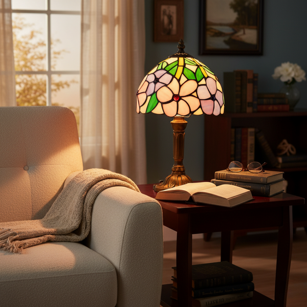 Table Lamp - Big flowers