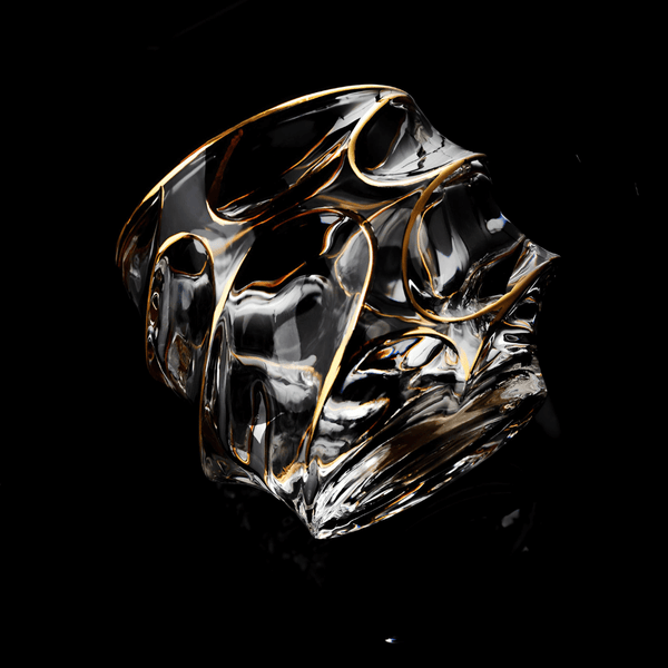 Arashi Gold Japanese Crystal - Whisky Glass