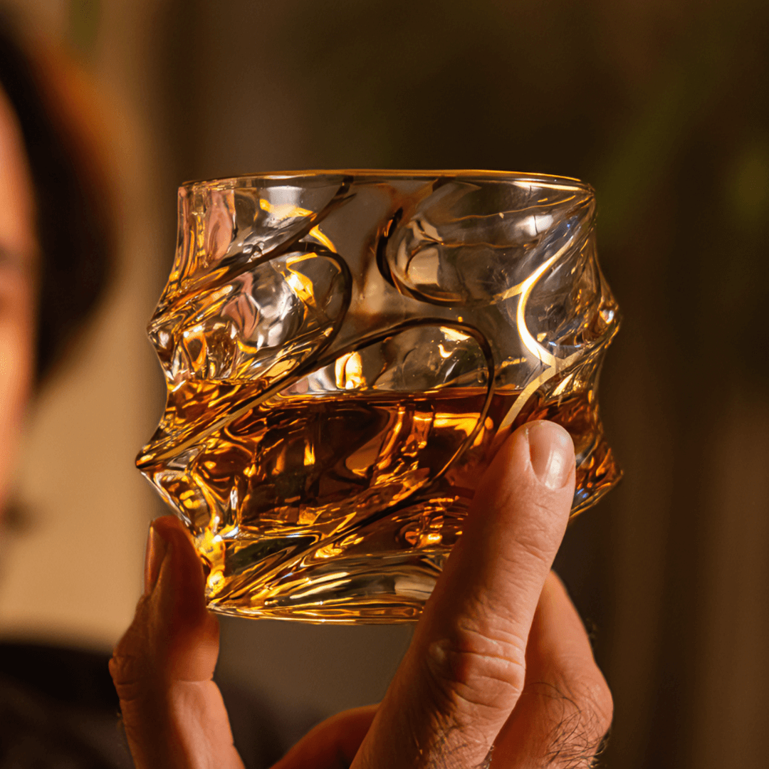 Arashi Gold Japanese Crystal - Whisky Glass