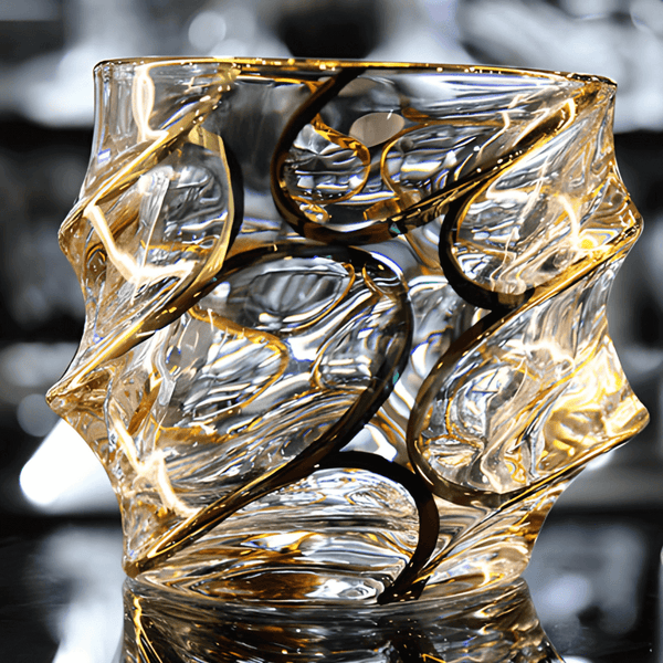 Arashi Gold Japanese Crystal - Whisky Glass