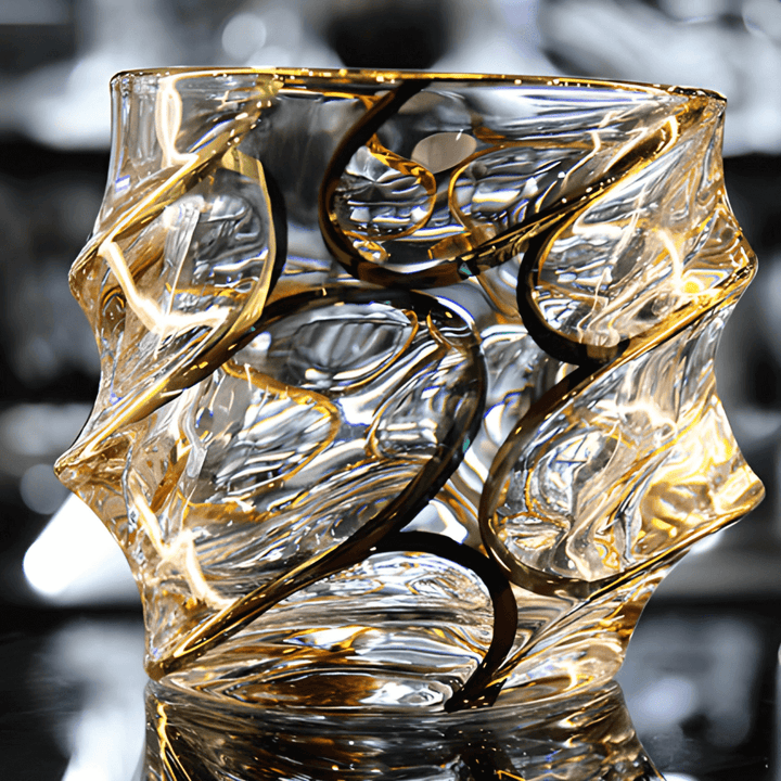 Arashi Gold Japanese Crystal - Whisky Glass