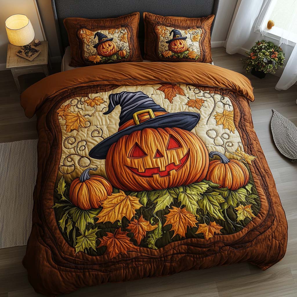 Autumn 3-Piece Quilted Bedding Set