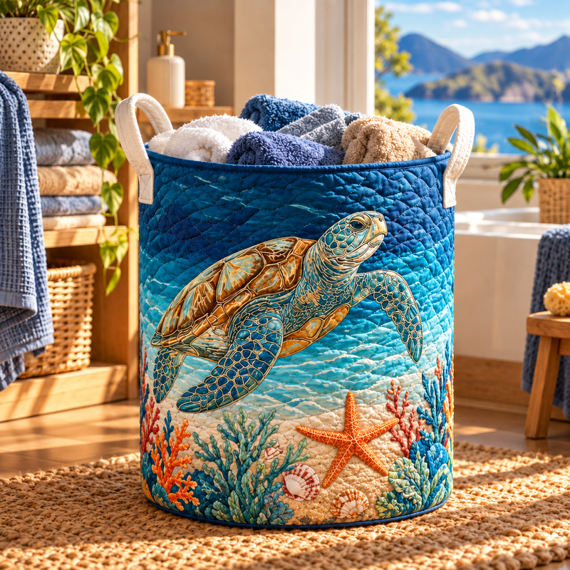 Maritime Mood Laundry Basket