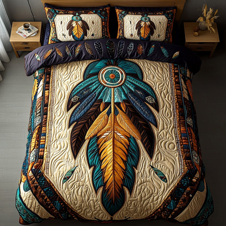 Dreamcatcher 3-Piece Quilted Bedding Set