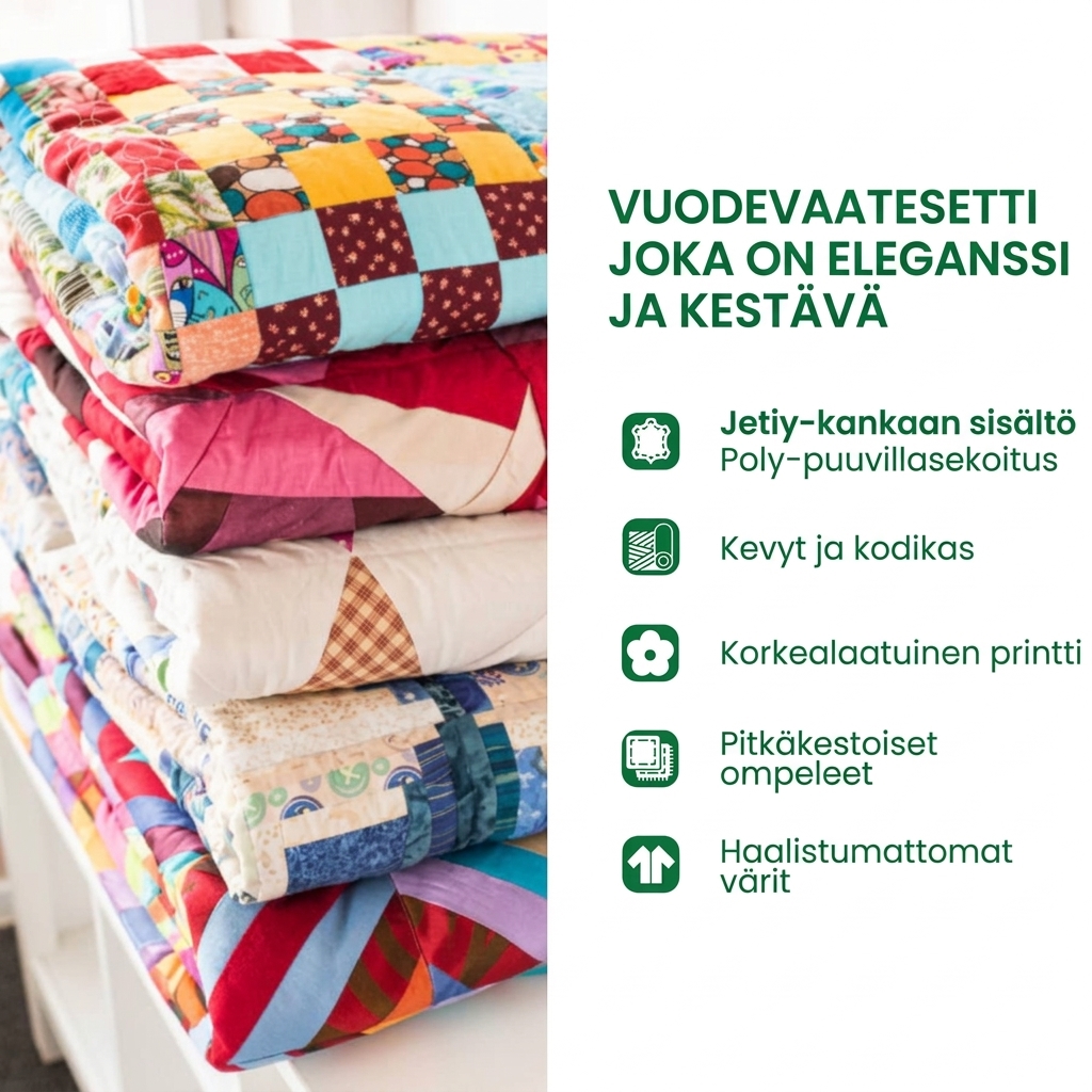 You And Me Turtle -tikattu pussilakanasetti, 3 osaa