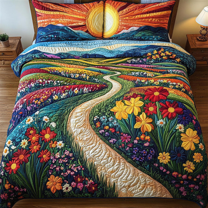 Sunshine 3-Piece Quilted Bedding Set